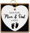 Yegifeyct Soon to Be Mom & Dad in 2025 Ceramic Ornament Keepsake Sign