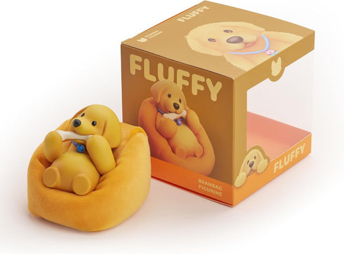 3.35in 1PC Party Animals Win Series Figures - Fluffy Action Figure with Detachable Sofa - PVC Collectible Figure