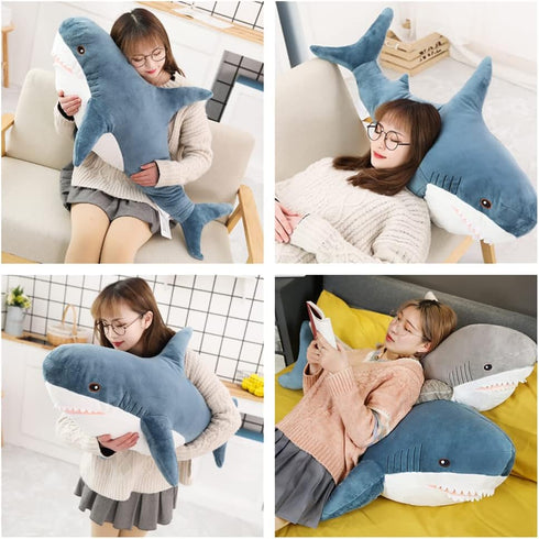 OPHRBU 24 inches) Shark Stuffed Animal Plush,Soft Shark Plush Pillow Toy,Plush Large Shark Toys for Home Decoration