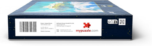 MyPuzzle Aerial View of Na Pali Coast Kauai Hawaii - Premium 1000 Piece Jigsaw Puzzle for Adults