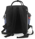 Qewfoju 2 Backpack Navy blue Gingham Pattern Diaper Bag Multifunctional Baby Bags for Baby Girls & Boys Large Capacity