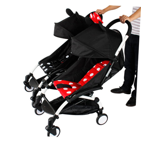 Double Stroller Adapter Connectors - Easy Assembly for Kids