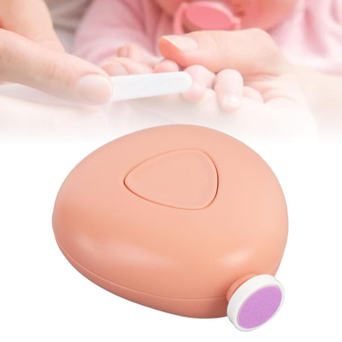 SASKATE Trimmer, 6 Newborn Nail Electric Infant Nail File Grooming Kit with Grinding Heads, Portable Baby Nail Care