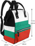 ZQYTGFDC Backpack Cuban flag Multifunctional Nappy - Large Capacity Diaper Bag with Mums & Dads, Travel & Everyday Use