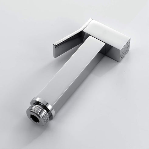 XKHLQLPEF Handheld Bidet Sprayer for Toilet, Brass Portable Cloth Diaper Sprayer Square Bathroom Bidet Sprayer Kit