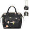 Mozzilog Small Diaper Bag Crossbody with Multi-Pocket, 4 in 1 Mini Travel Mommy