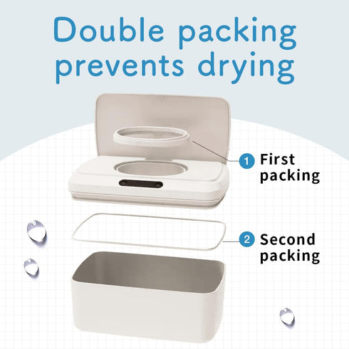 Touchless Automatic Baby Wipes Dispenser - Hygienic Wet Wipe Holder