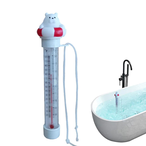 Generic Summer Temperature Gauge for Pool,Portable Easy Read Floating Toy - Spa Temperature Meter for Hot Tub