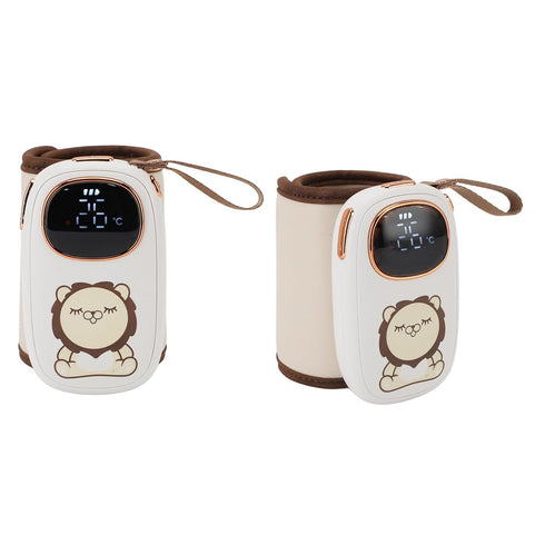 Generic 7x12cm 8000mAh Baby Bottle Warmer Sleeve Portable USB Charging Milk Bottle Heating Wrap Constant Temperature