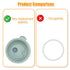 Fukaisu 6pcs Momcozy 17oz/500ml Seal Rings for Bottle Warmer, BPA-Free Silicone Bottle Replacement Gasket for Portable