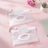 Sorcristy 4PCS White Baby Wet Wipes Pouches, Travel Wet Wipes Bags Cases, Reusable Refillable Portable Travel Wipe