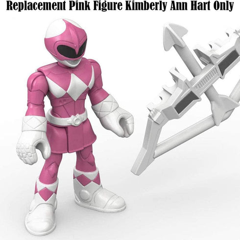 Replacement Figure for Imaginext Power Rangers Playset - DFX60 Pink Ranger and Pterodactyl Zord