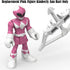 Replacement Figure for Imaginext Power Rangers Playset - DFX60 Pink Ranger and Pterodactyl Zord
