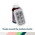 1st 2-Pack, Safety Medicine Reminder, Day & Night Dose Tracker for Baby and Family Care, Grey