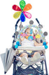 Travel Bassinet Mobile Toys for Infant & Toddlers, Clip on Stroller Toy & Pram Activity Bar for Indoor Outdoor