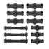 PHJKCRWXUL 3X 2 in1 Dual Stroller Connectors Attachment Double Umbrella Twin Stroller Connector for Infant Cart