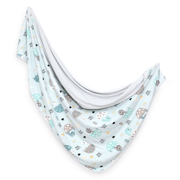GRSSDER Super Soft Jersey Knit Baby Blankets, Double Layer Receiving Swaddle Blanket 34 x 44 Inches Extra Large for