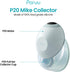 P20 Set P20 (160ml/5.4oz, 24mm 1 Set Paruu Full Replacement Collector Cup, for Wearable Breast Pump Double-Layer
