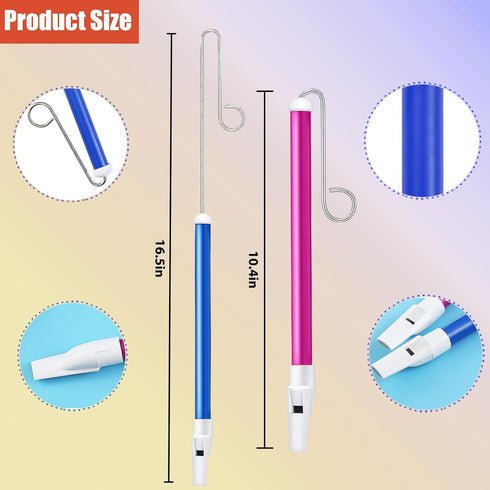 Hongdouo 3 PCS Slide Whistle, Musical Instrument Sliding Whistles for Speech and Oral Muscle Training, Educational