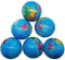 Sohapy 2.48'' Mini Squeezable Globe Stress Balls, Soft PU Earth Pattern Tension Reliever, Party Favor