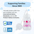 Hands-Free Baby Bottle 4 oz 3m+ 1 (2 - Anti-Colic Nursing System Baby Bottle with Fast Flow Nipple/Teat with Tube Straw