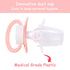 Adult-Sized Pacifier with Baby Cuties Pattern - Pink Bunny Design