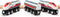 inc. Wooden Bullet Train, Wooden Train Set of 2 Modern Engines with Magnetic Connectors, Compatible with Thomas
