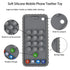 Mobile Phone Shape Teething Toys - Silicone Baby Teether with Pacifier Clip for Babies 6-18 Months - Sensory Toys Pack 1