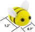 Prudance 12 Piece Wool Felt Bees, Cute DIY Craft Supplies for Baby Showers and Home Decoration