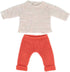 Miniland Clothes for Dolls 15'' Knitted Outfit Sweater & Trausers - ECO,