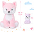 MorisMos Stuffed Fox Mommy & Babies Plush Toy Set, Large Soft Foxes for Women, Girls, Kids