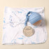 Set, 32 32 inches Ylsteed Baby Swaddle Blanket and Headband Newborn Receiving Blanket Swaddle Wrap for Girls and Boys