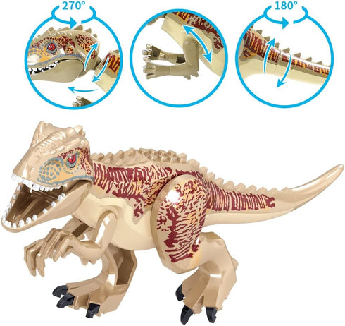 Mesiondy Dinosaurs Building Blocks Set, 546 Pcs Dinosaur Toys for Age 8-14 Years, Dinosaur Park World, Birthday Gifts