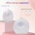 ZCBB (2 Counts), 3oz/100ml Breast Milk Collector Silicone Breast Milk Collectors for Breastfeeding, Silicone Hands Free