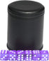 Leatherette Dice Cup with Felt Lining, Quiet Shaker for Playing Yahtzee/Farkle/Liars Dice/Board Game