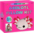 Make Your Own Axolotl Plush Pillow Kit Arts and Crafts for Kids