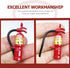 Totority Mini Fire Extinguisher 3pcs Set - Metal Outdoor Decor, Dollhouse Miniatures, Squirt Toy for Micro Landscape