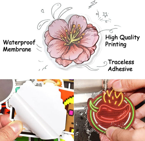 100 Pcs Video Game Stickers, Waterproof Vinyl Cool NFT Pixel Gaming Stickers for Scrapbook Laptops
