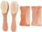 BESPORTBLE Woolen Beech Wooden Comb and Brush Set for Scalp Grooming and