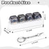LED Light Keyboard Fidget Toy - Stress Relief Clicker with Keychain