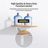 Furniture Anchors Anti-Tip Baby Proofing: Safety Straps Kit for Dresser, Secure 400 lbs Bookcase to Wall, 4 Pack