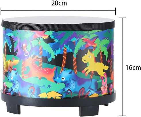 8 inch 2 Ubblove Floor Tom Drum for Kids Percussion Instrument Music Drum with Mallets for Baby Children Special