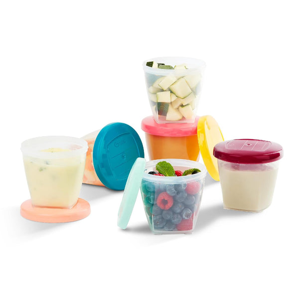 Babymoov Baby Food Jars, Set of 6 (8oz Each) Storage Containers, BPA-Free