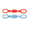 Nuby Dip & Scoop Spoons - (2-Pack) Baby Led Weaning Spoons for Babies - Red and Blue, 6+ Months