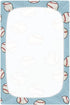 39 27 5In Breathable Mini Crib Mattress Sheets Fitted, Toddler Baby Sheets for Crib Mattress Soft & Breathable * * Blue