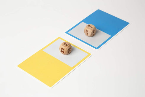 Damage Dices (Damage Counter Dices) for TCG Trading Card Game (Natural)