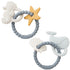 Silicone Teether Toys for Babies - 2ooya 2Pcs Summer Ocean Beach Themed