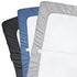 david's Kids 3 Pack Changing Pad Cover Set, Ultra Soft Cozy Microfiber Sheets for Baby Girls, Black & Grey & Navy Blue