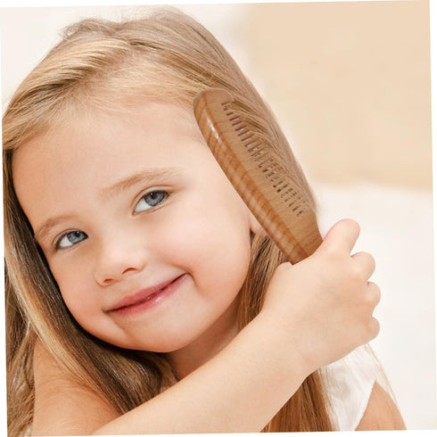 Set Newborn Hair Brush Gentle Bath Brush Scalp Bath Accessories Grooming Kit for Girls
