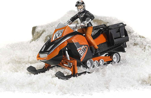 Bruder Snowmobile with Accessories & Driver
